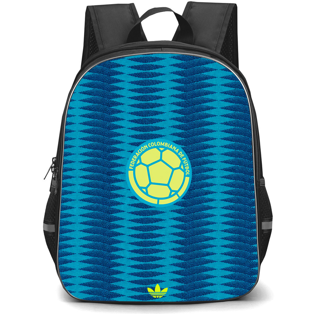 Fifa World Cup 2026 Colombia Backpack School Bag StudentPack - Fifa World Cup 2026 Colombia Away Flag Design Pattern