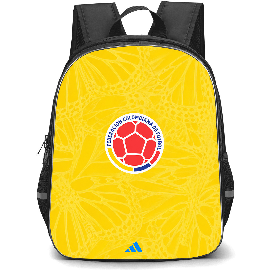 Fifa World Cup 2026 Colombia Backpack School Bag StudentPack - Fifa World Cup 2026 Colombia Home Flag Design Pattern