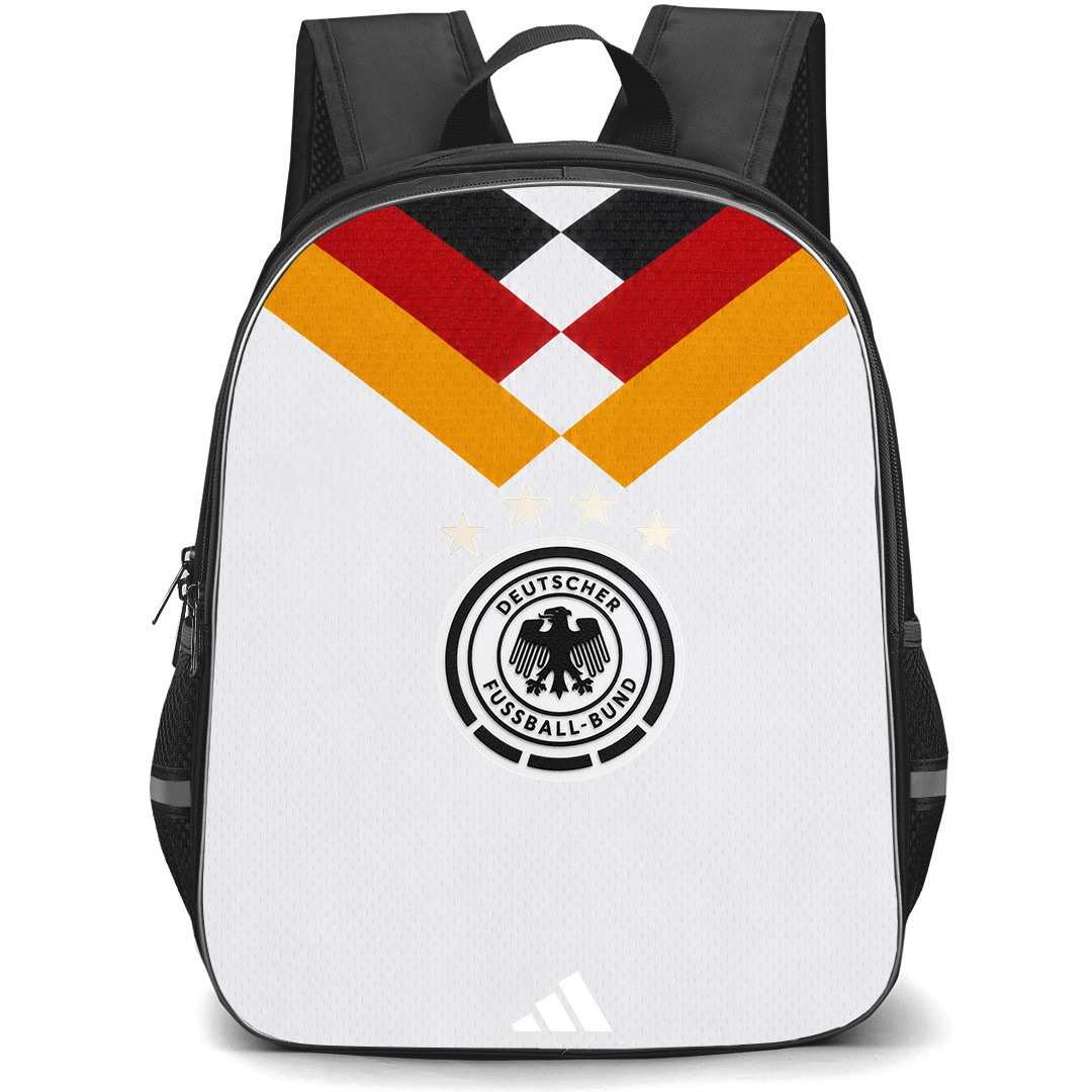 Fifa World Cup 2026 Germany Backpack School Bag StudentPack - Fifa World Cup 2026 Germany Home Flag Design Pattern