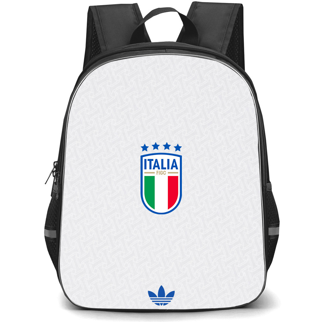 Fifa World Cup 2026 Italy Backpack School Bag StudentPack - Fifa World Cup 2026 Italy Away Flag Design Pattern
