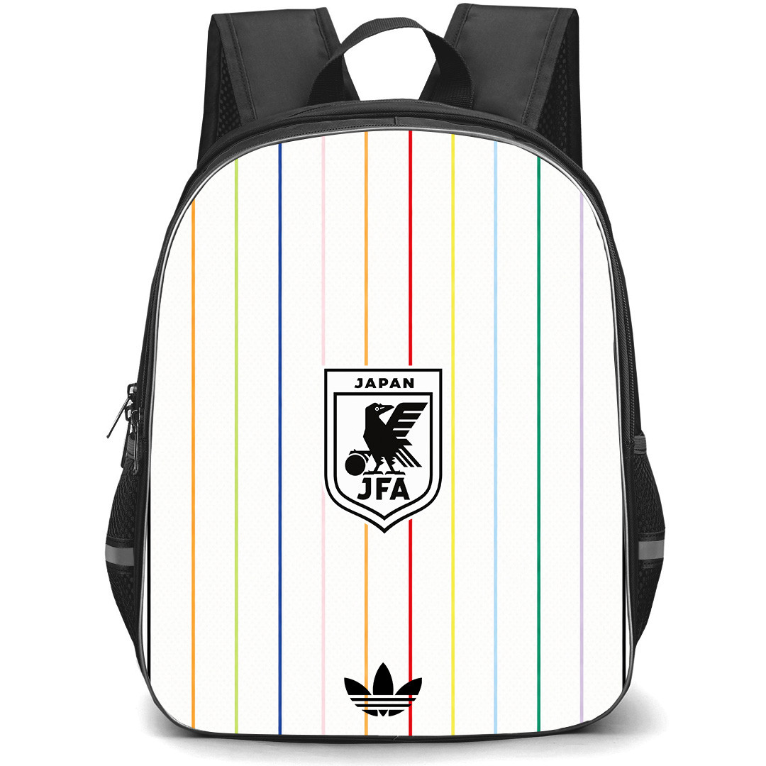 Fifa World Cup 2026 Japan Backpack School Bag StudentPack - Fifa World Cup 2026 Japan Away Flag Design Pattern
