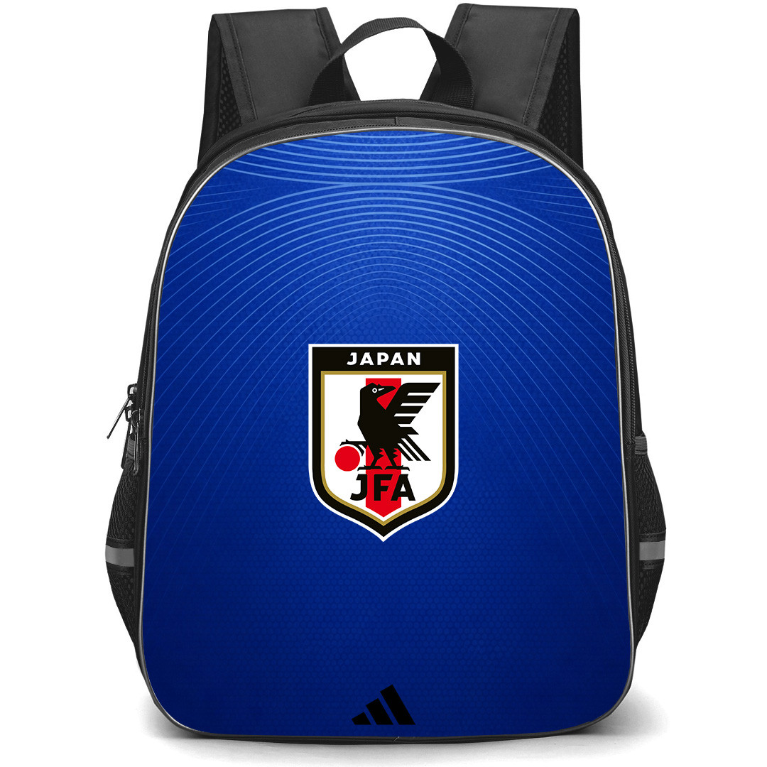 Fifa World Cup 2026 Japan Backpack School Bag StudentPack - Fifa World Cup 2026 Japan Home Flag Design Pattern