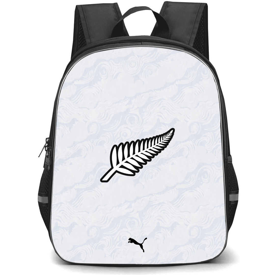 Fifa World Cup 2026 New Zealand Backpack School Bag StudentPack - Fifa World Cup 2026 New Zealand Away Flag Design Pattern