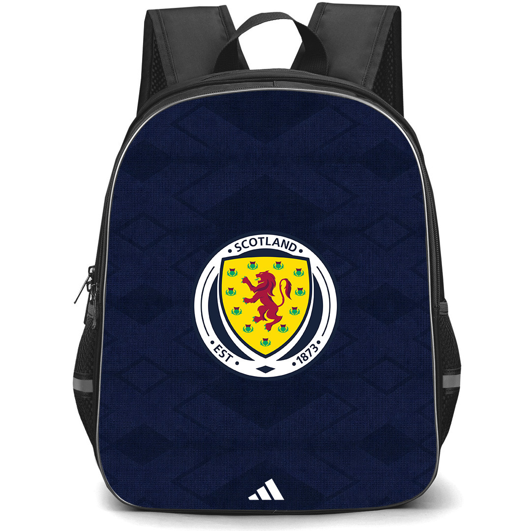 Fifa World Cup 2026 Scotland Backpack School Bag StudentPack - Fifa World Cup 2026 Scotland Home Flag Design Pattern