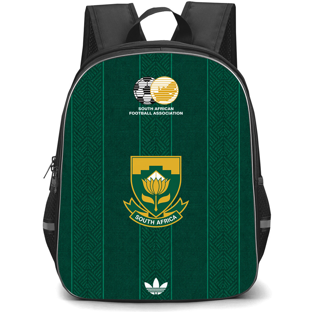 Fifa World Cup 2026 South Africa Backpack School Bag StudentPack - Fifa World Cup 2026 South Africa Away Flag Design Pattern