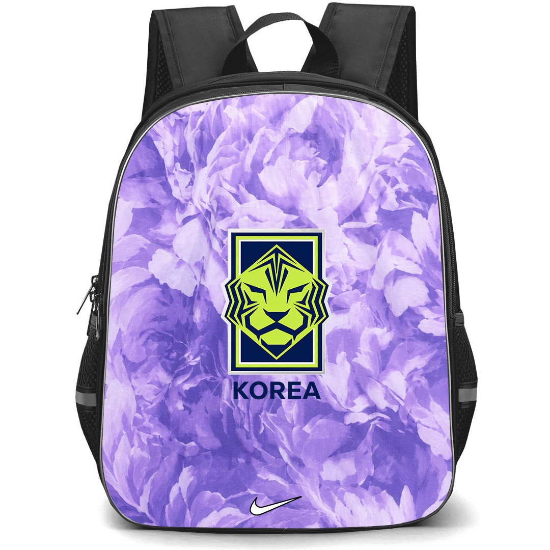 Fifa World Cup 2026 South Korea Backpack School Bag StudentPack - Fifa World Cup 2026 South Korea Away Flag Design Pattern