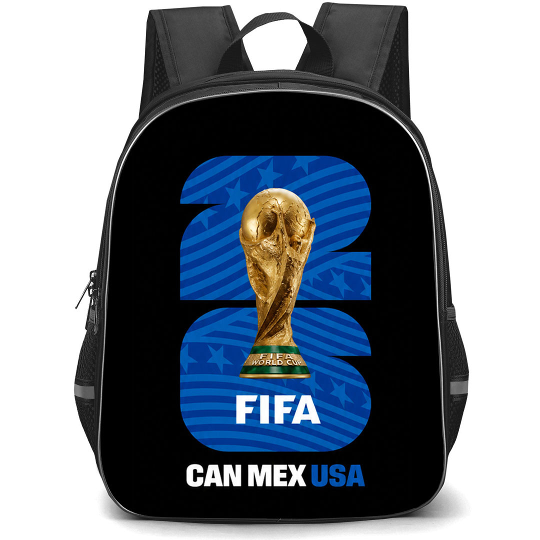 FIFA World Cup 2026 USA Backpack School Bag StudentPack - FIFA World Cup 2026 USA Host Nation Trophy Poster