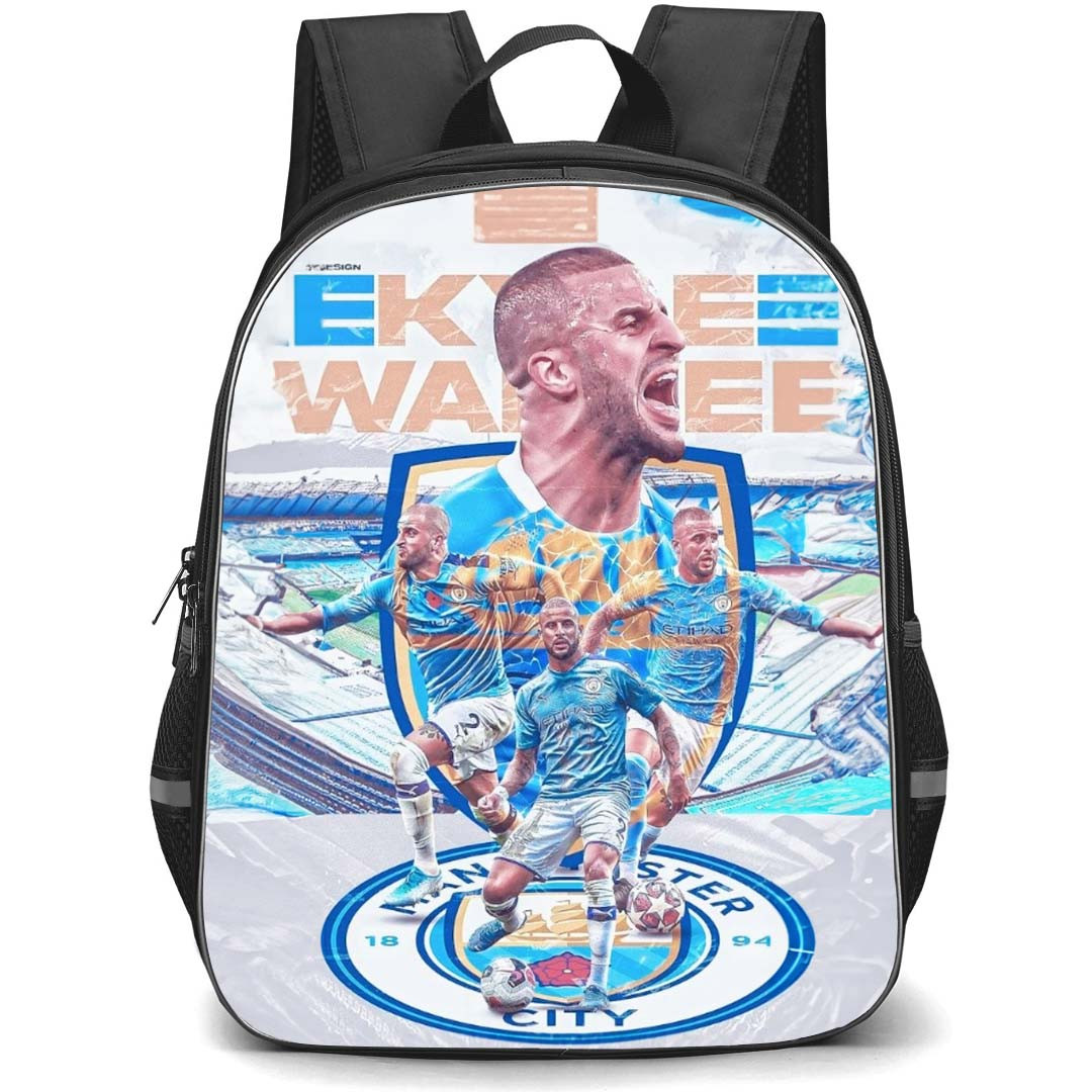 Kyle Walker Backpack StudentPack - Kyle Walker Manchester City F.C. Poster Art