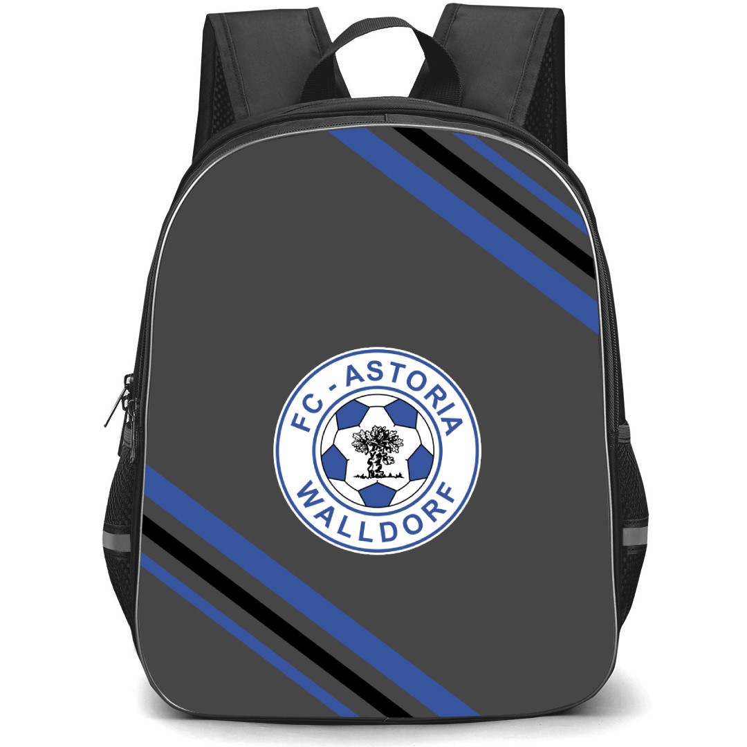 FC Astoria Walldorf Football Club Backpack School Bag StudentPack - Large Logo With Stripe