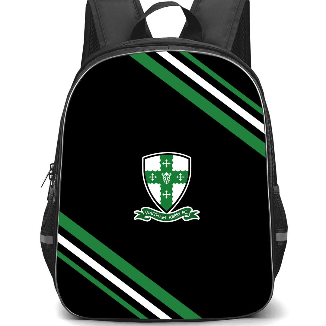 Waltham Abbey Football Club Backpack School Bag StudentPack - Waltham Abbey Football Club Large Logo With Stripe