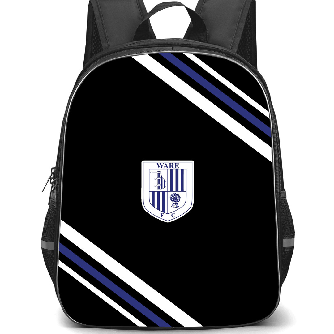 Ware Football Club Backpack School Bag StudentPack - Ware Football Club Large Logo With Stripe