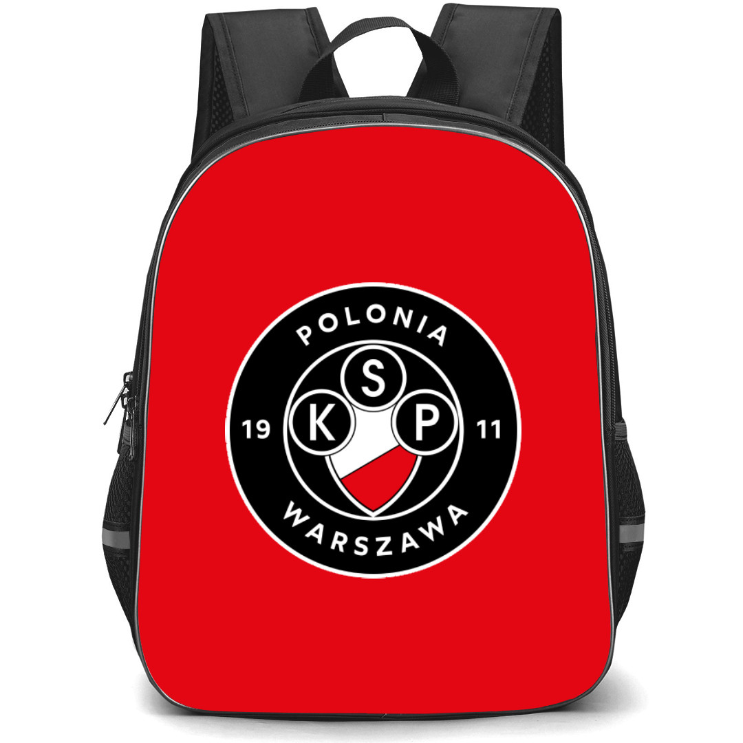 Polonia Warsaw Backpack School Bag StudentPack - Large Logo
