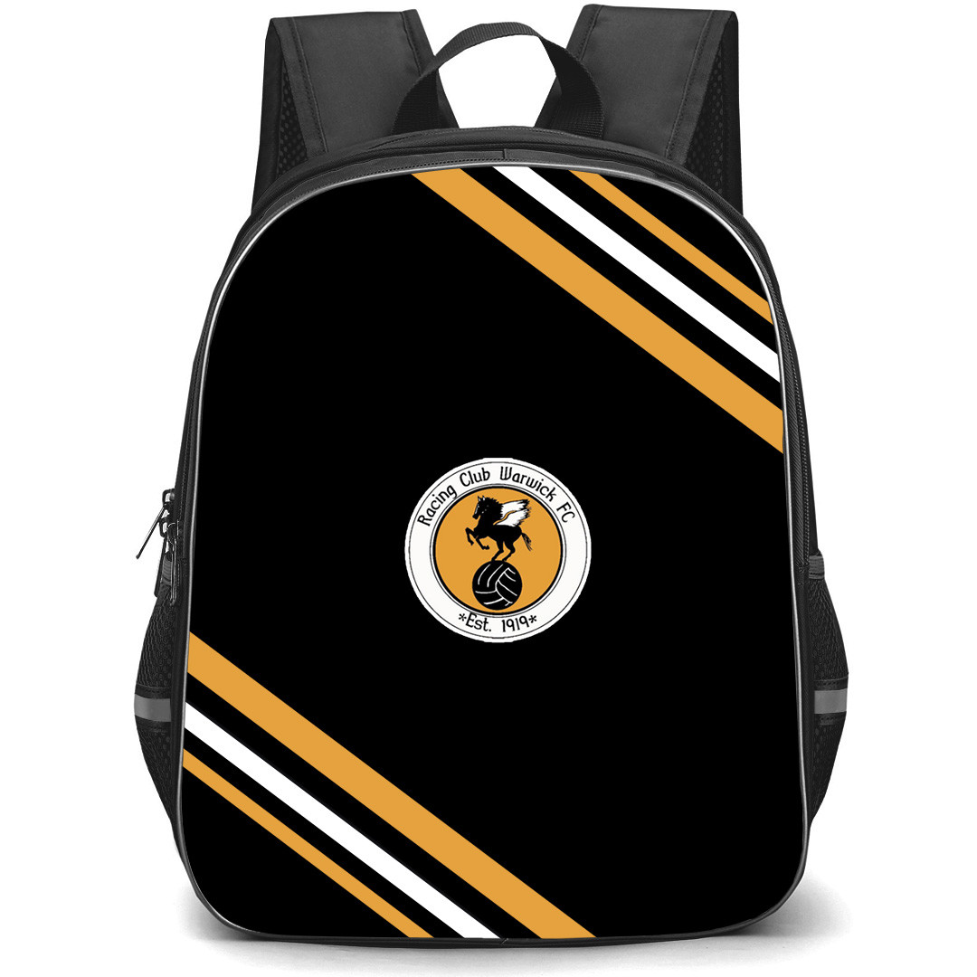 Racing Club Warwick Football Club Backpack School Bag StudentPack - Racing Club Warwick Football Club Large Logo With Stripe