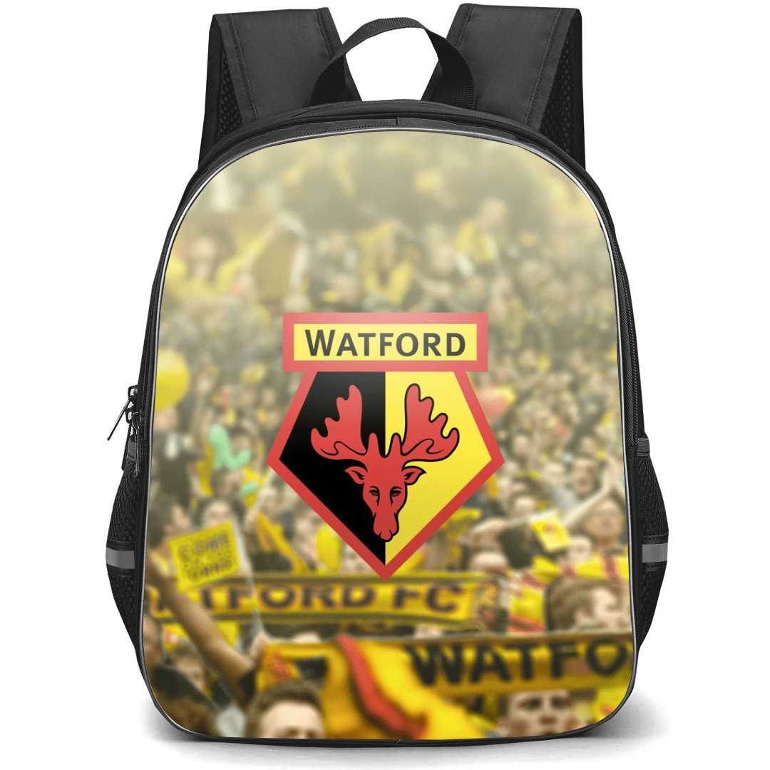 Watford F.C. Backpack StudentPack - Watford F.C. Logo On Gallery Background