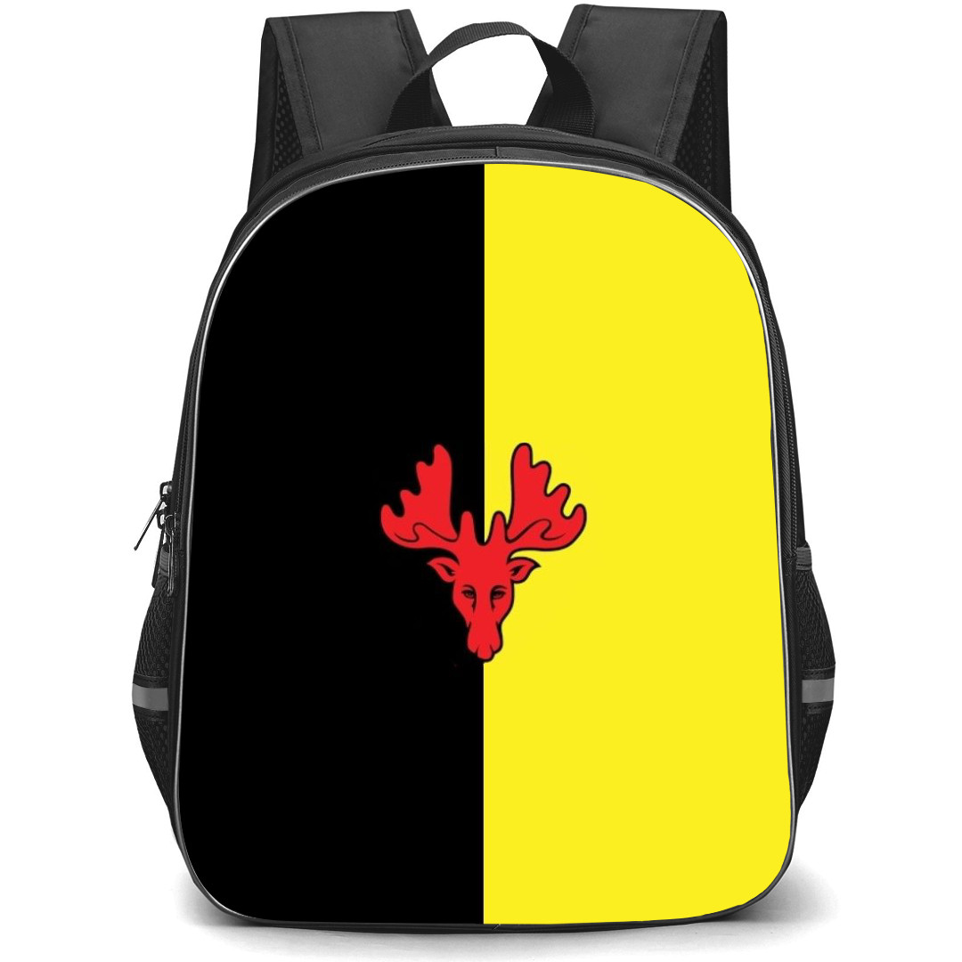 Watford F.C. Backpack StudentPack - Watford F.C. Logo Icon On Black Yellow Background