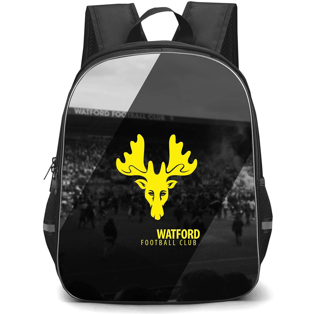 Watford F.C. Backpack StudentPack - Watford F.C. Logo Stripe Background
