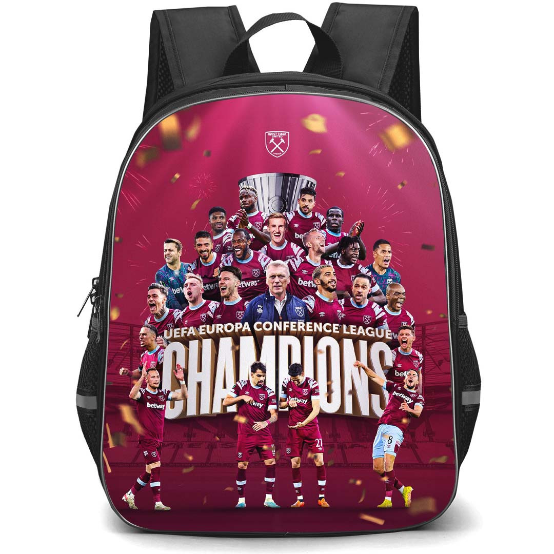 West Ham United F.C. Backpack StudentPack - West Ham United F.C. UECL 2022-23 Champion Celebration