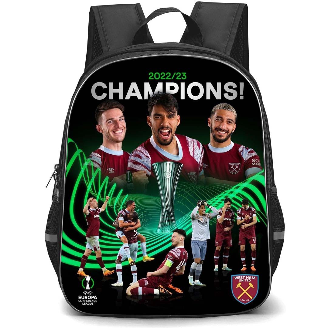 West Ham United F.C. Backpack StudentPack - West Ham United F.C. UECL 2022-23 Champions Poster
