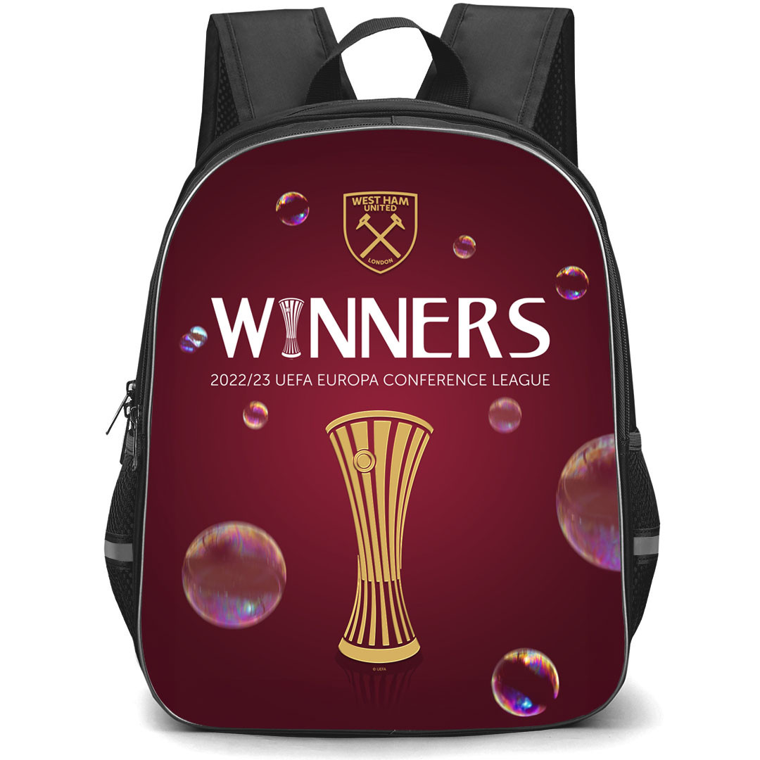 West Ham United F.C. Backpack StudentPack - West Ham United F.C. UECL 2022-23 Winners Poster
