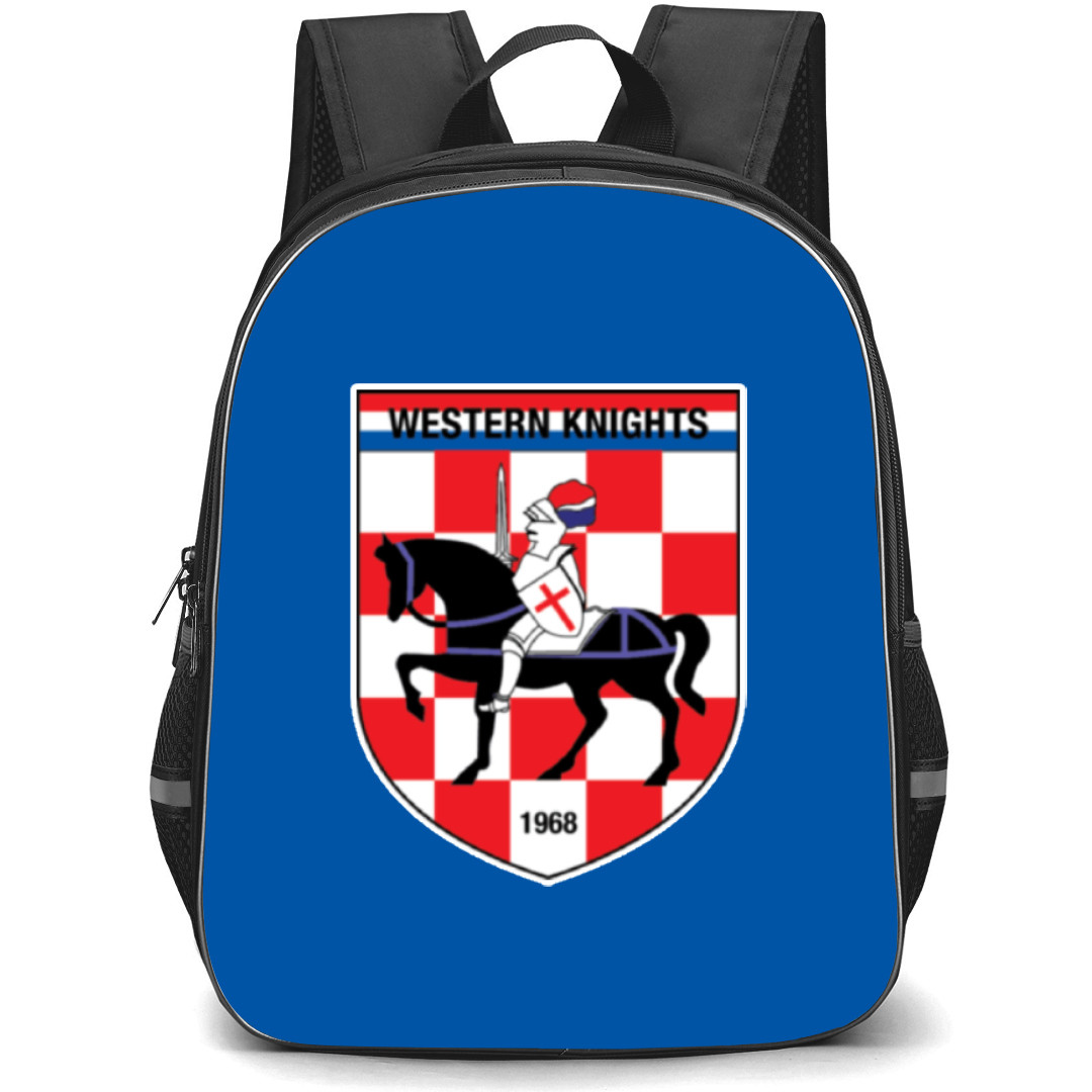 Western Knights Soccer Club Backpack School Bag StudentPack - Large Logo