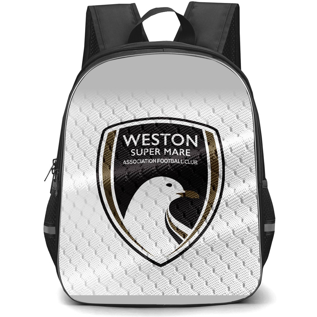 Weston Super Mare Backpack School Bag StudentPack - Logo Leather Patch Football Club