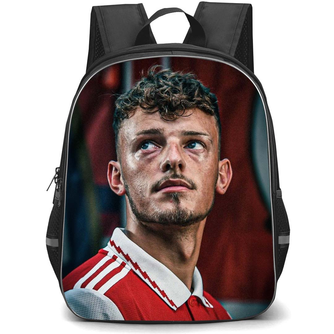 Ben White Backpack StudentPack - Ben White Arsenal F.C. Side Portrait Poster