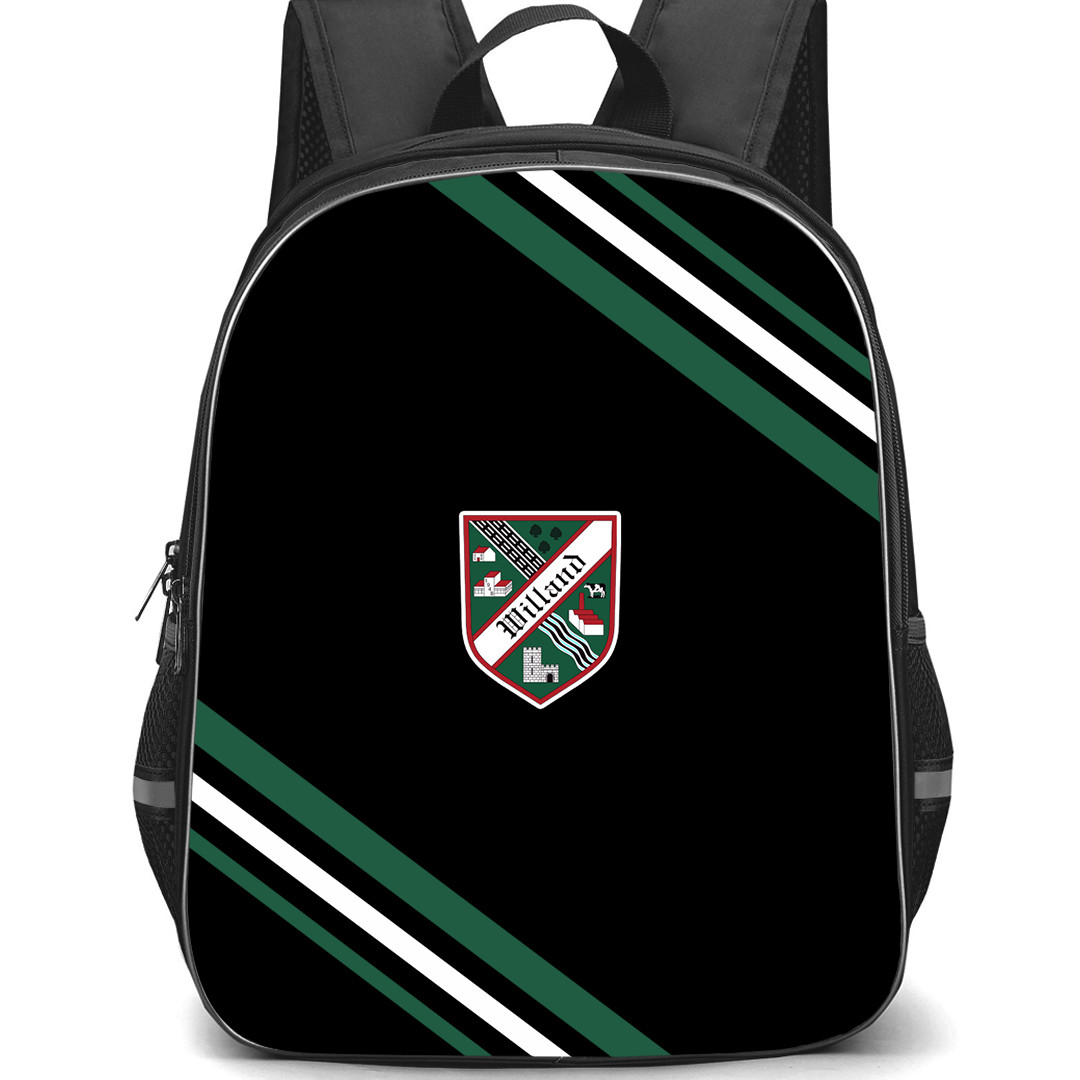 Willand Rovers Football Club Backpack School Bag StudentPack - Willand Rovers Football Club Large Logo With Stripe