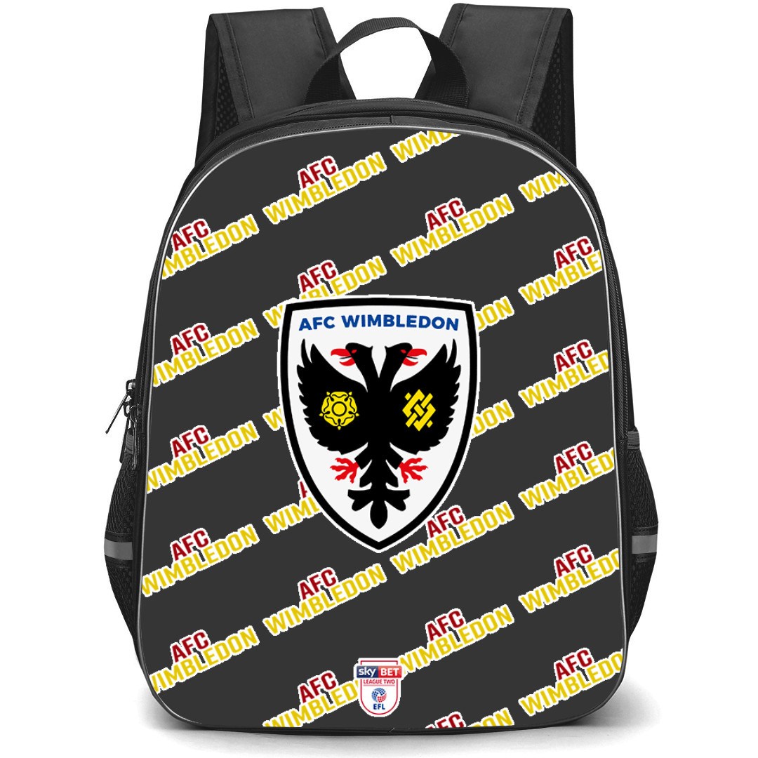 AFC Wimbledon Backpack StudentPack - Wimbledon Football Club Medley Monogram Wordmark