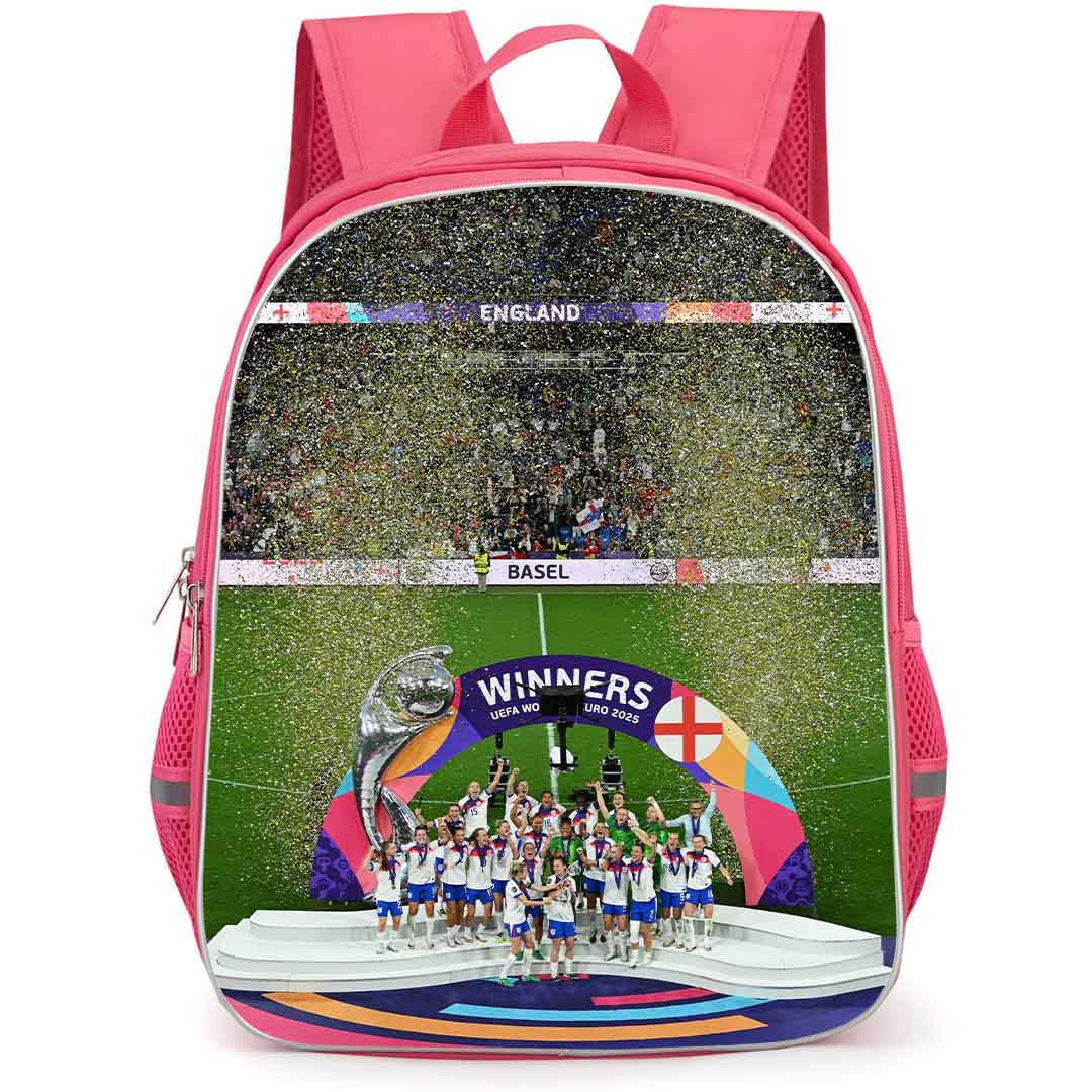 England Women's National Football Team Euro 25 Backpack StudentPack - Euro 25 Winning Celebration Poster