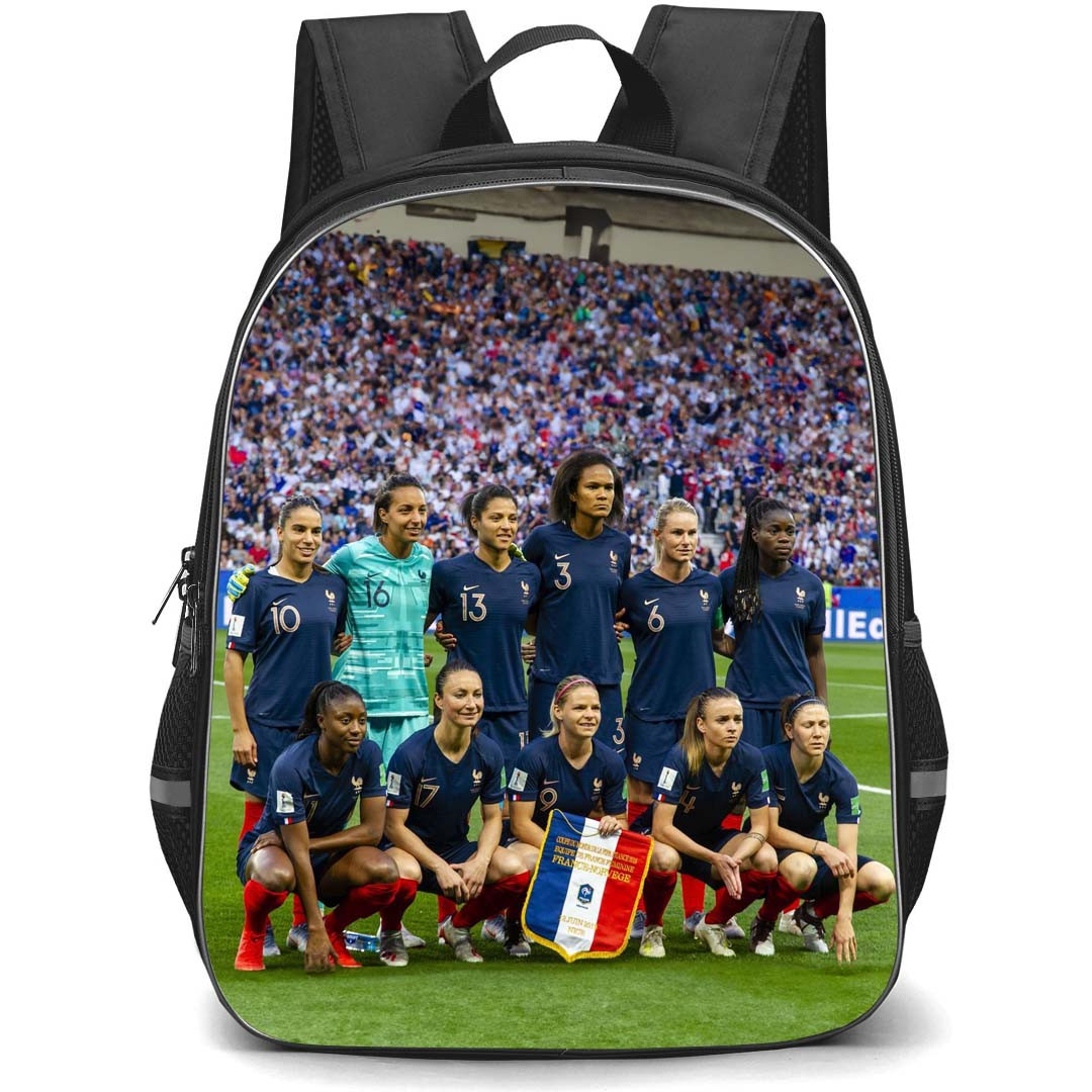France Women's National Football Team Backpack StudentPack - France Women's National Football Team Portrait Poster
