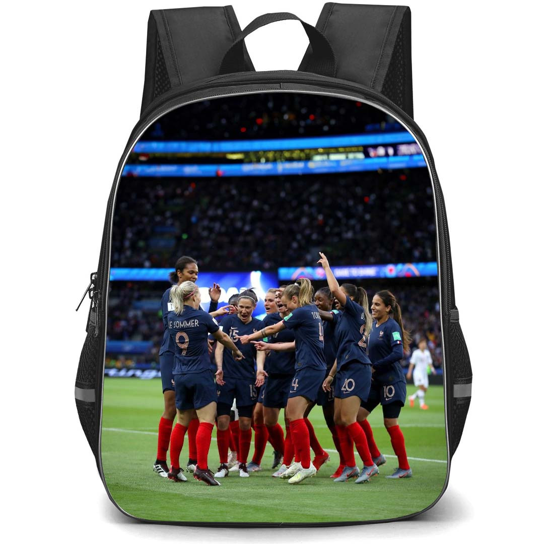 France Women's National Football Team Backpack StudentPack - France Women's National Football Team Winning Celebration Poster