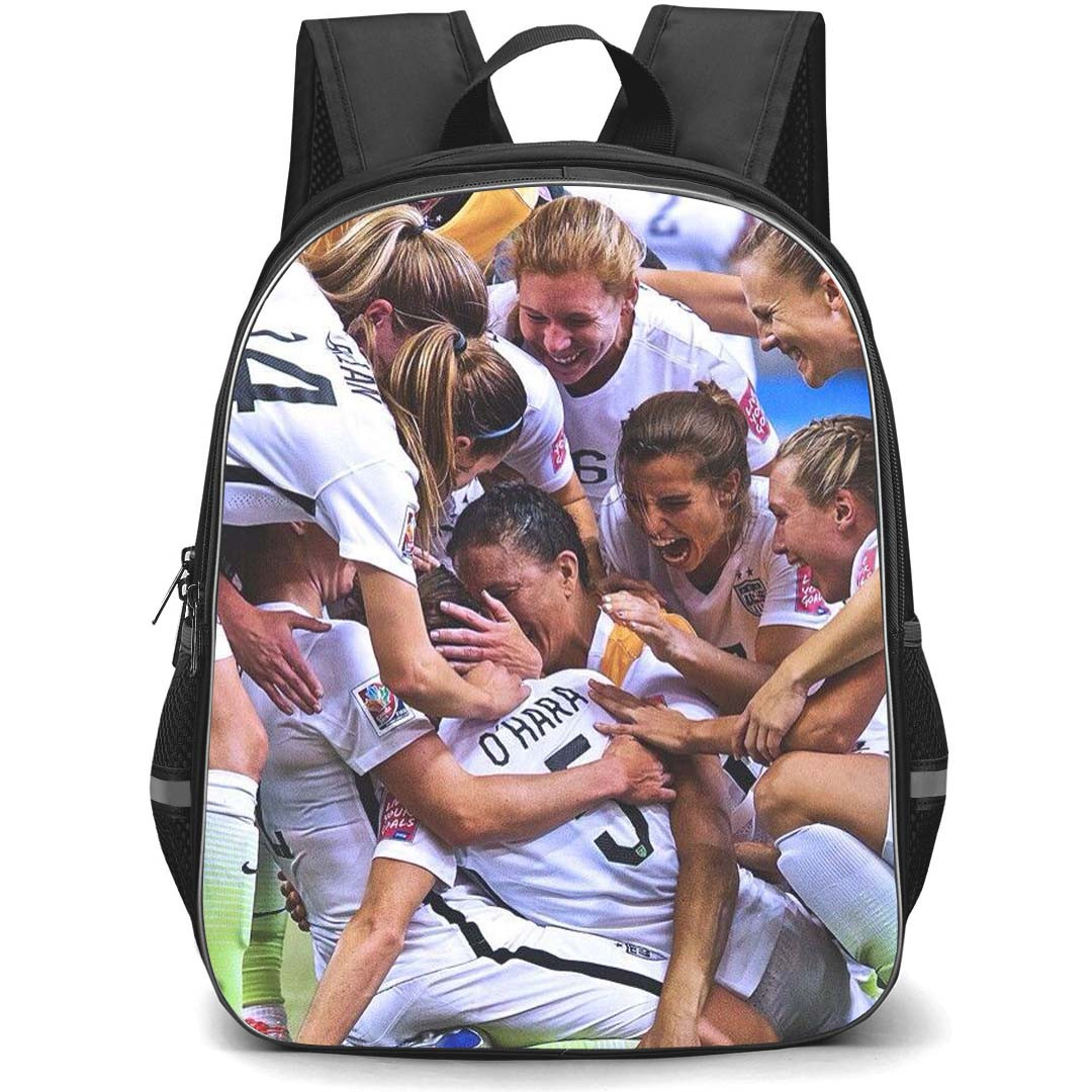 United States Women's National Football Team Backpack StudentPack - United States Women's National Football Team Celebration On Ground