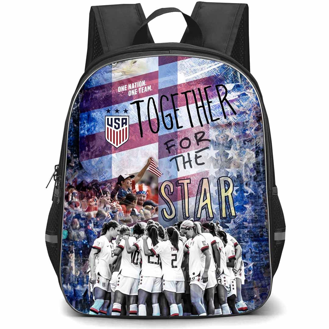 United States Women's National Football Team Backpack StudentPack - United States Women's National Football Team Together For The Start