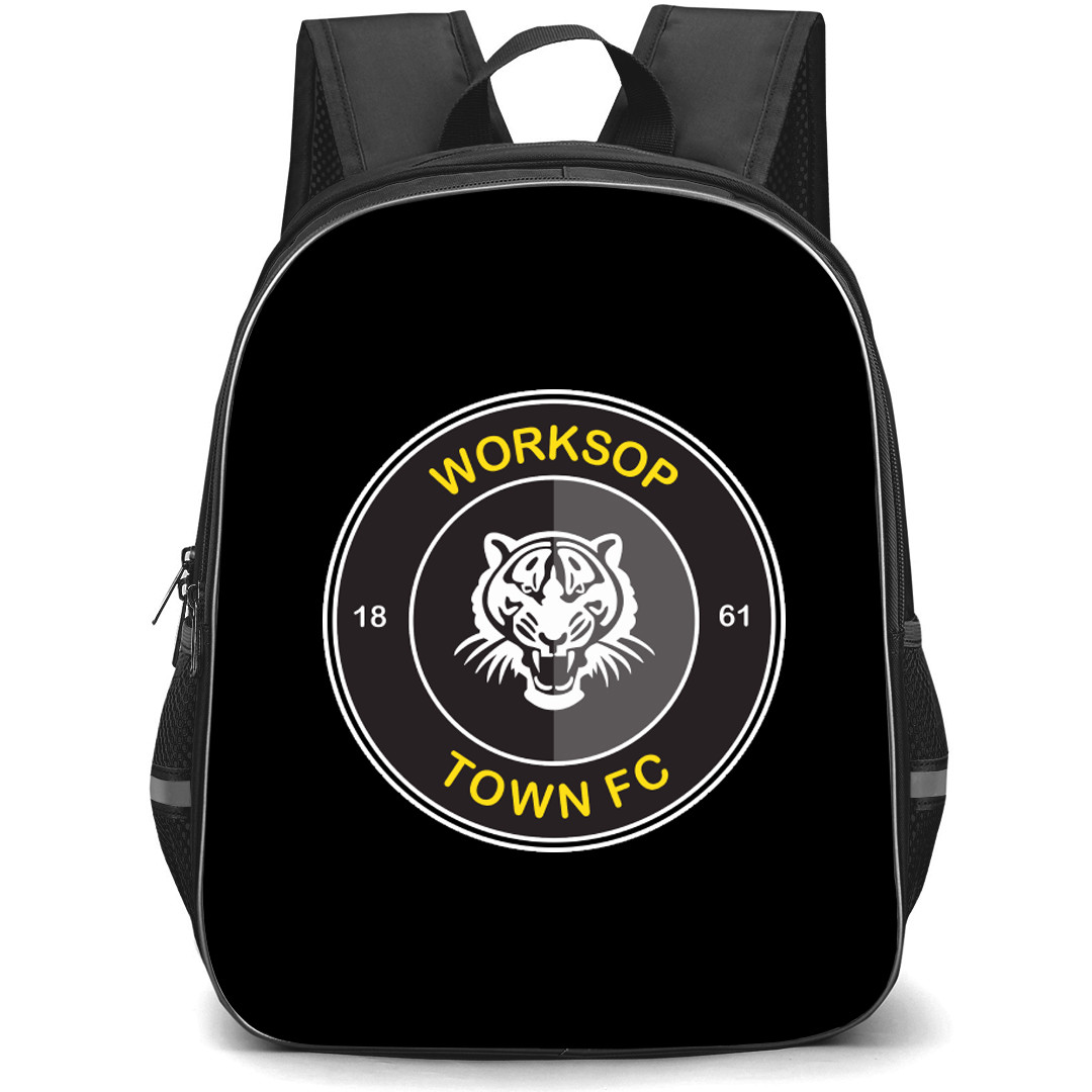 English Football Worksop Town Backpack School Bag StudentPack - Large Logo