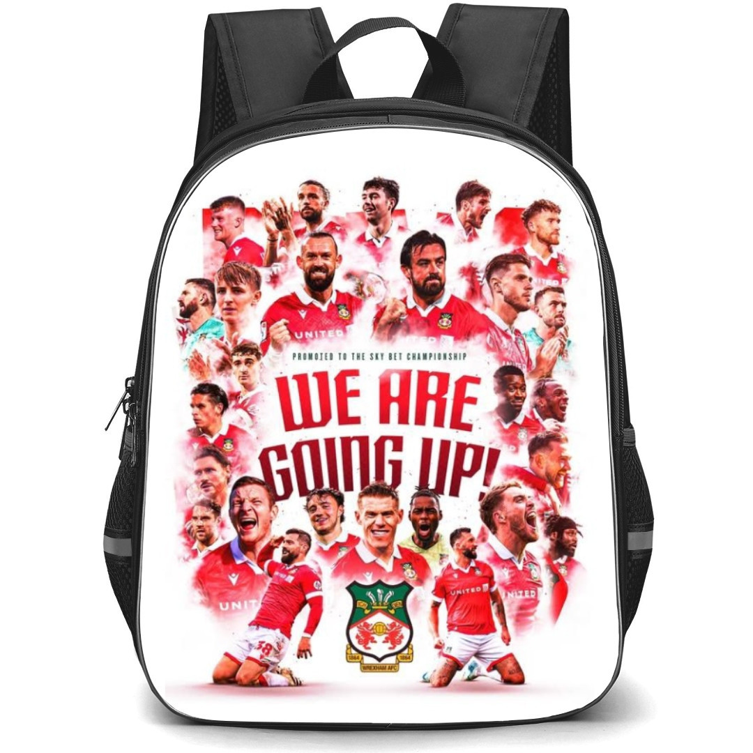 Wrexham Backpack StudentPack - Wrexham Group Collage We Are Going Up