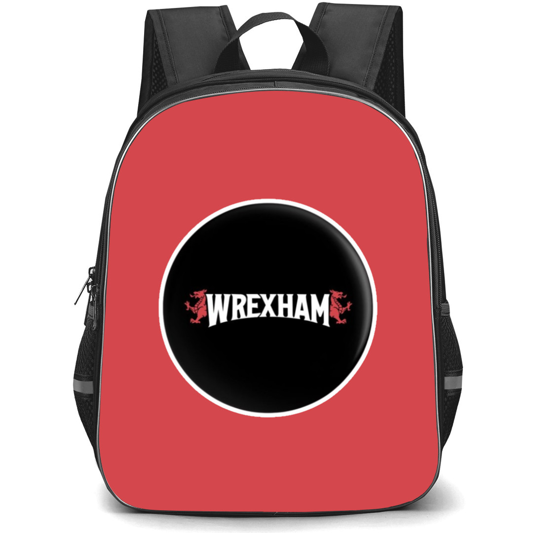 Wrexham Backpack StudentPack - Wrexham Logo Black And White Background