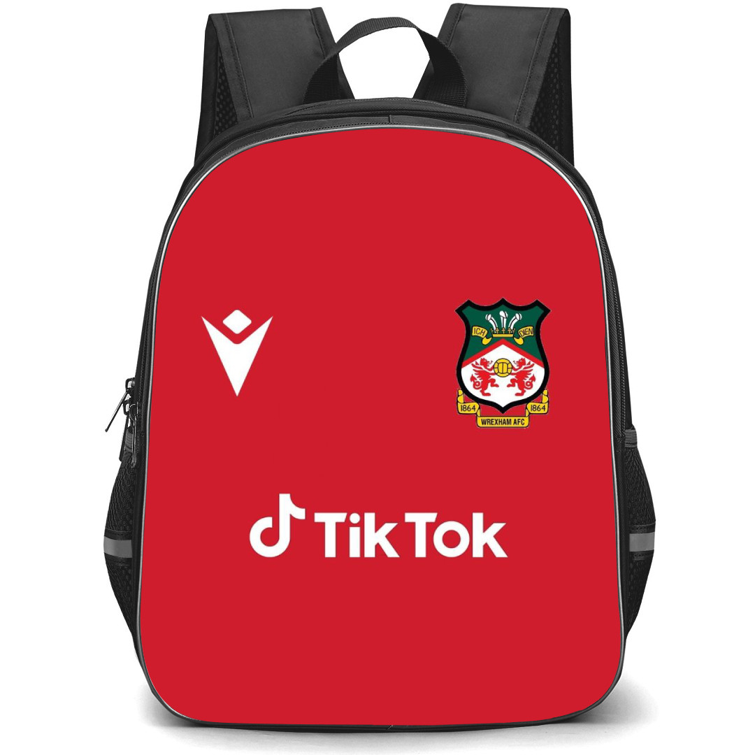 Wrexham Backpack StudentPack - Wrexham Tiktok Red Background