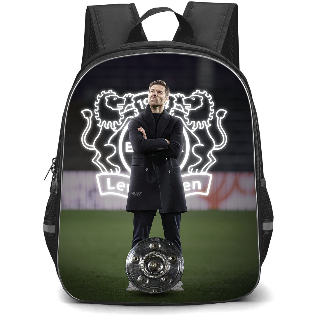 Xabi Alonso School Backpack StudentPack - Bayer 04 Leverkusen Xabi Alonso Standing In The Field Poster