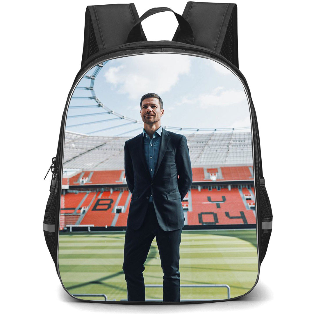 Xabi Alonso School Backpack StudentPack - Bayer 04 Leverkusen Xabi Alonso Standing In Gallery Poster