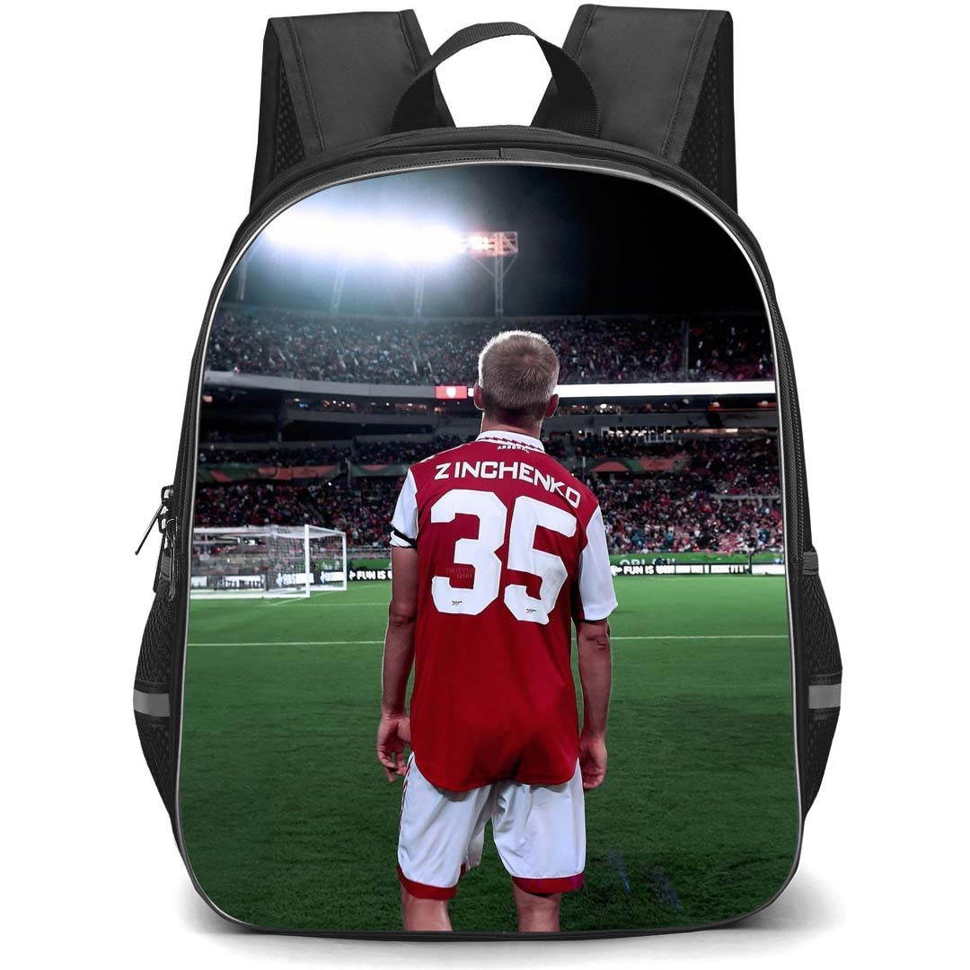 Oleksandr Zinchenko Backpack StudentPack - Oleksandr Zinchenko Arsenal F.C. 35 Standing Back Poster