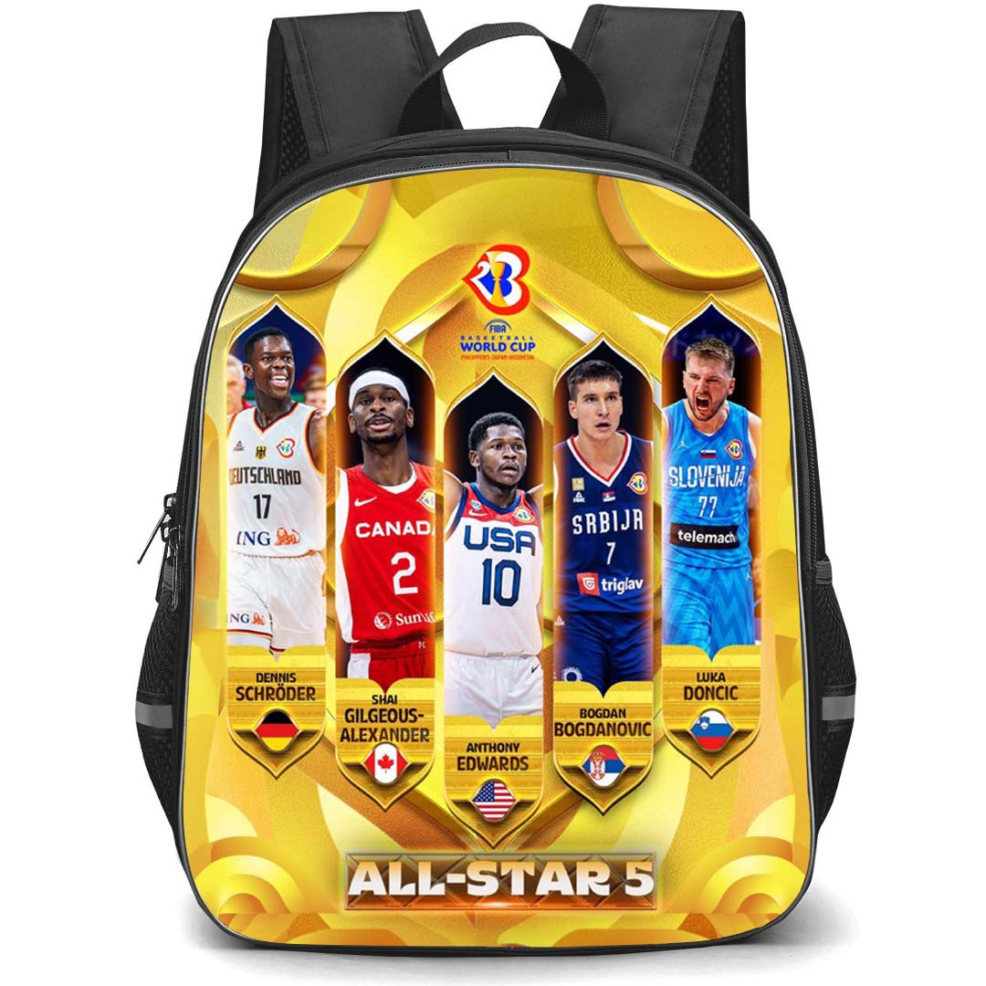 Fiba World Cup 2023 Backpack StudentPack - Fiba World Cup 2023 All-Star 5 Portrait