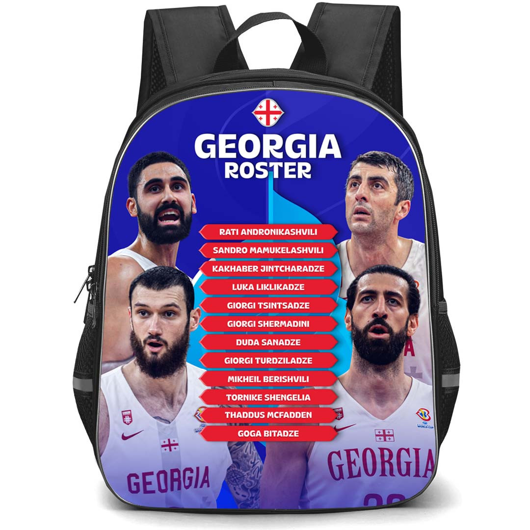 Fiba World Cup 2023 Georgia Backpack StudentPack - Georgia Men's National Team Poster