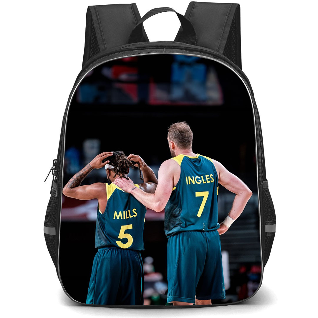 Fiba World Cup 2023 Backpack StudentPack - Fiba World Cup 2023 Mills And Ingles Australian Player Back