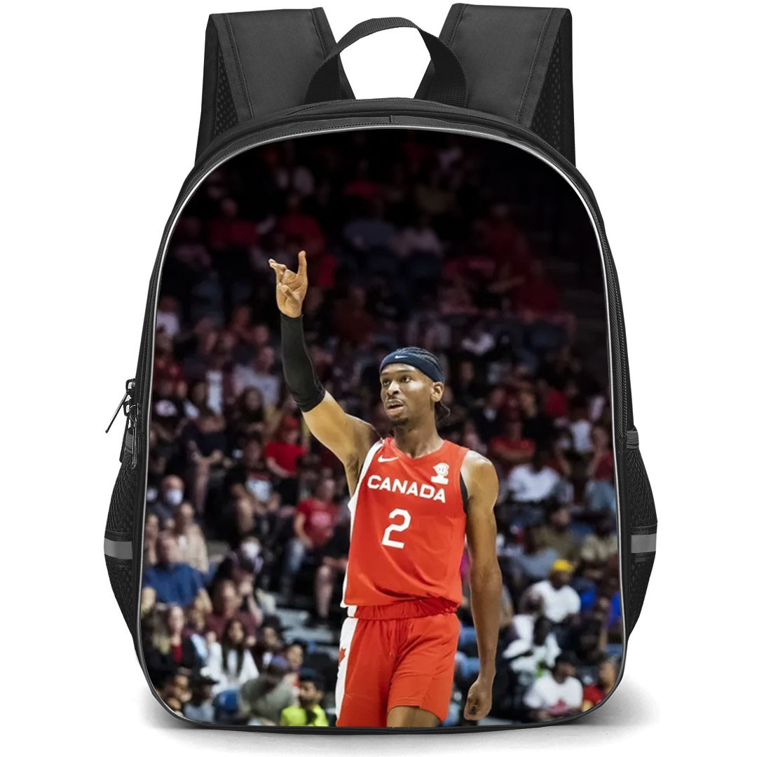 Fiba World Cup 2023 Shai Gilgeous-Alexander Backpack StudentPack - Shai Gilgeous-Alexander Canada 2 Candid Poster