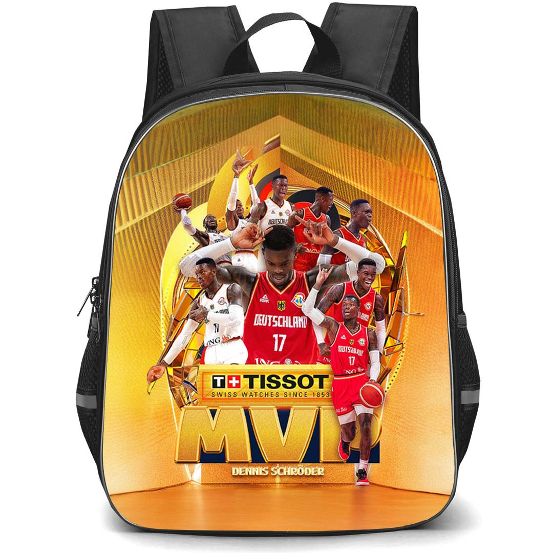 Fiba World Cup 2023 Dennis Schroder Backpack StudentPack - Dennis Schroder Germany 17 Candid
