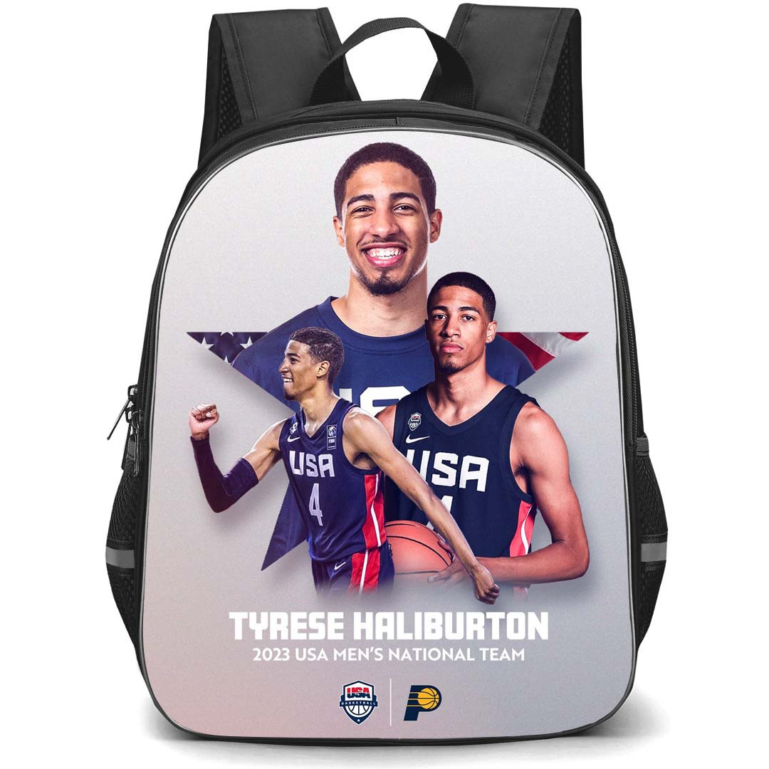 Fiba World Cup 2023 Tyrese Haliburton Backpack StudentPack - Tyrese Haliburton USA 4 Portrait