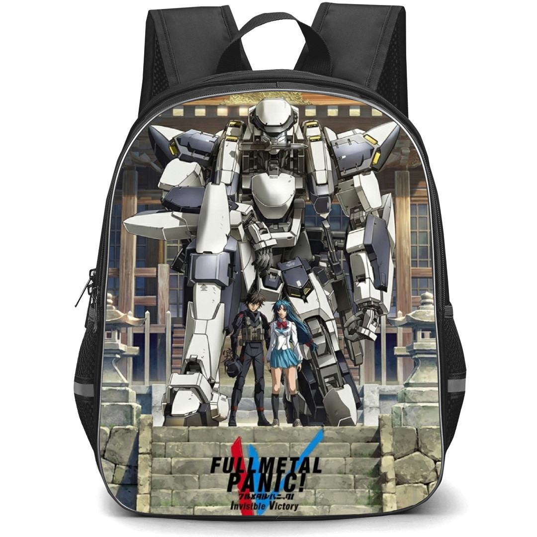 Full Metal Panic Backpack School Bag StudentPack - Full Metal Panic Characters Fierce Temple Series Poster