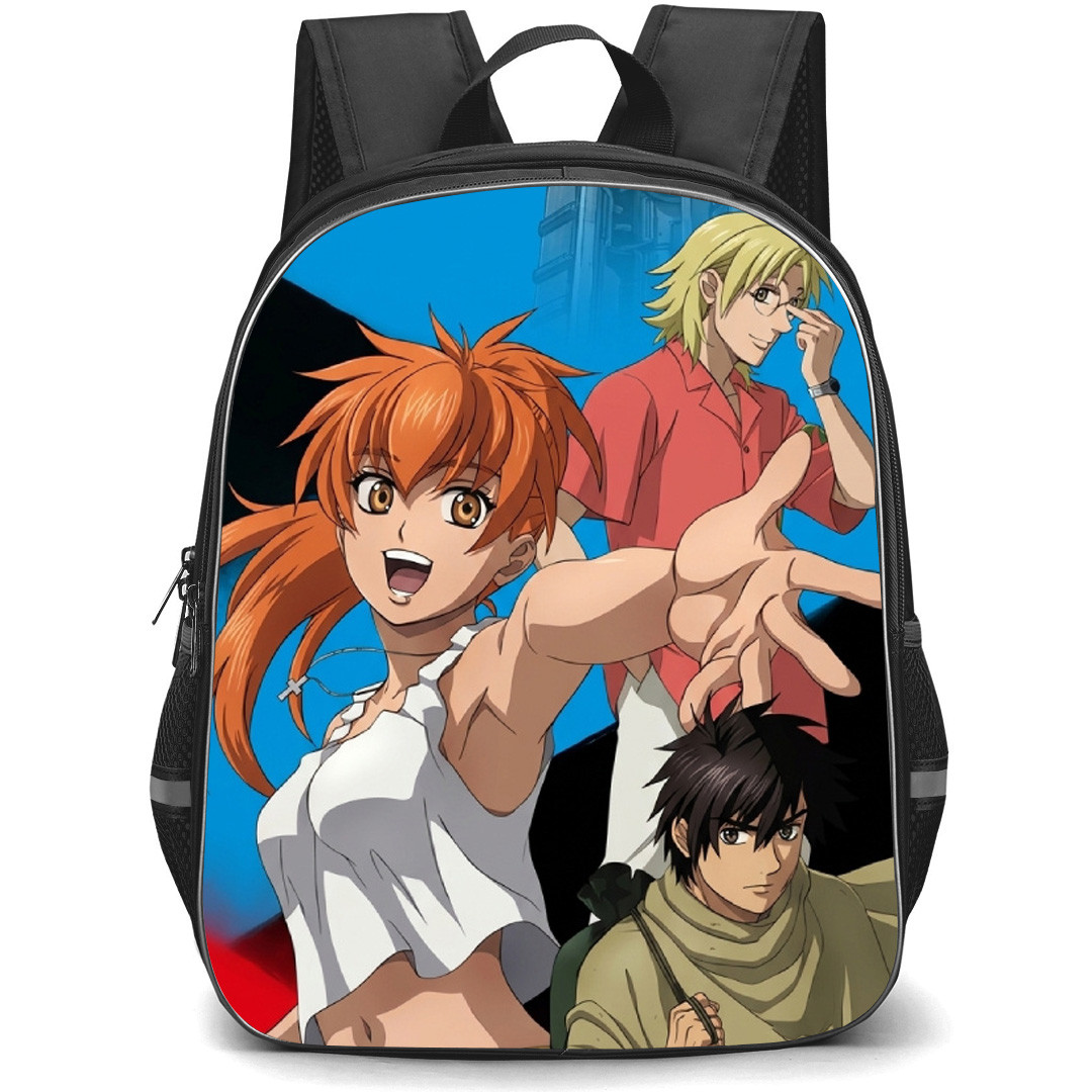 Full Metal Panic Backpack School Bag StudentPack - Full Metal Panic Characters Happy Poster