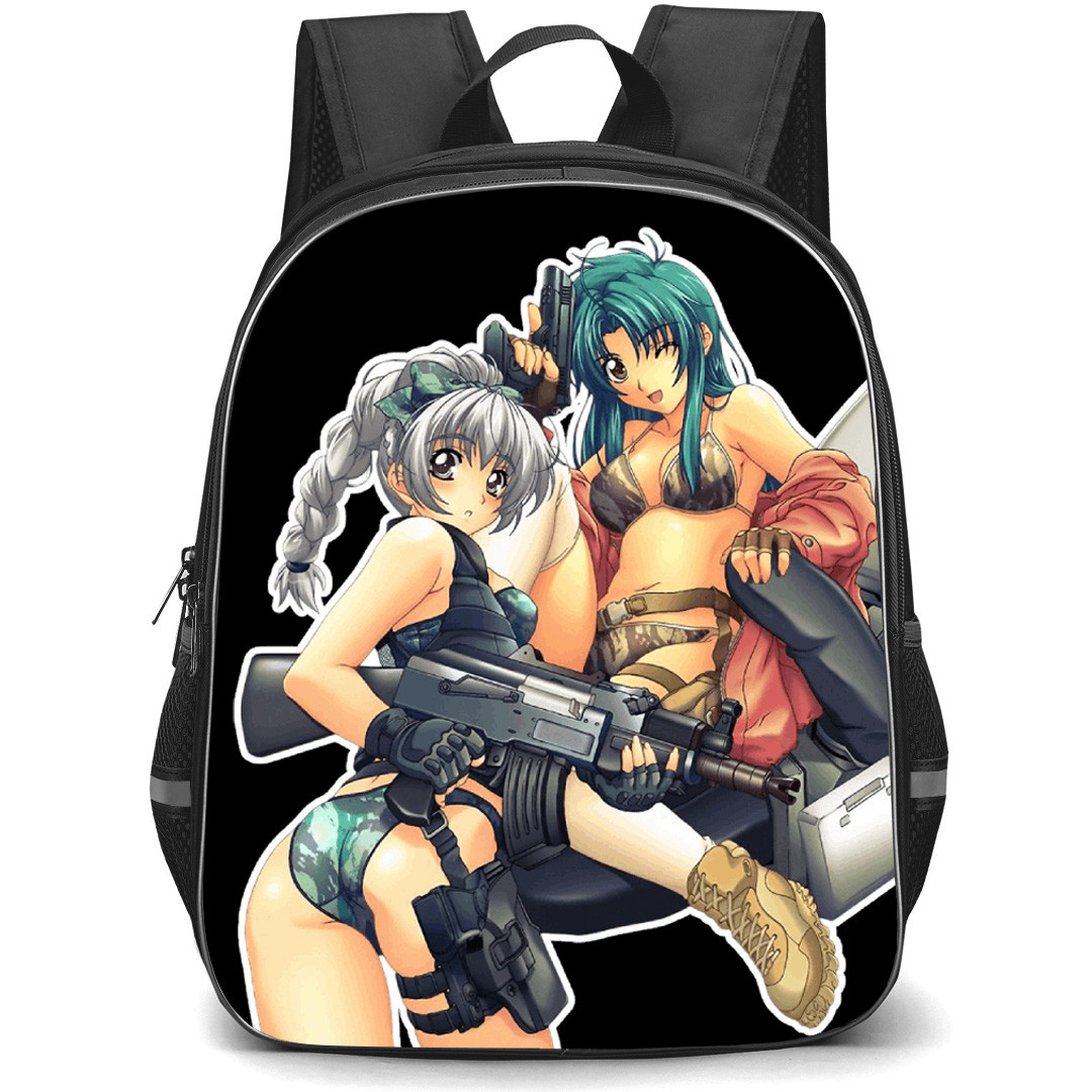 Full Metal Panic Backpack School Bag StudentPack - Kaname Chidori And Teletha Testarossa Sticker