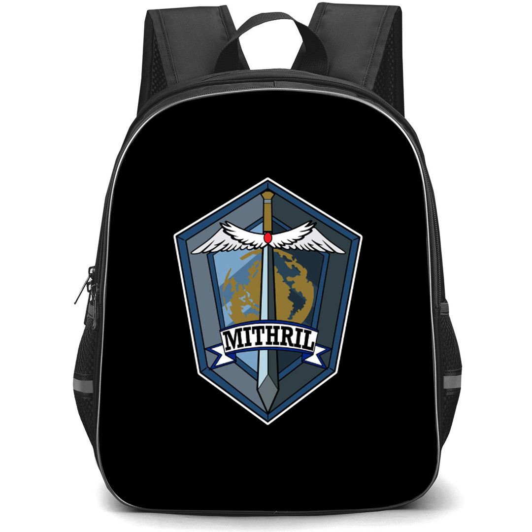 Full Metal Panic Teletha Testarossa Backpack School Bag StudentPack - Teletha Testarossa Mithril Emblem Sticker